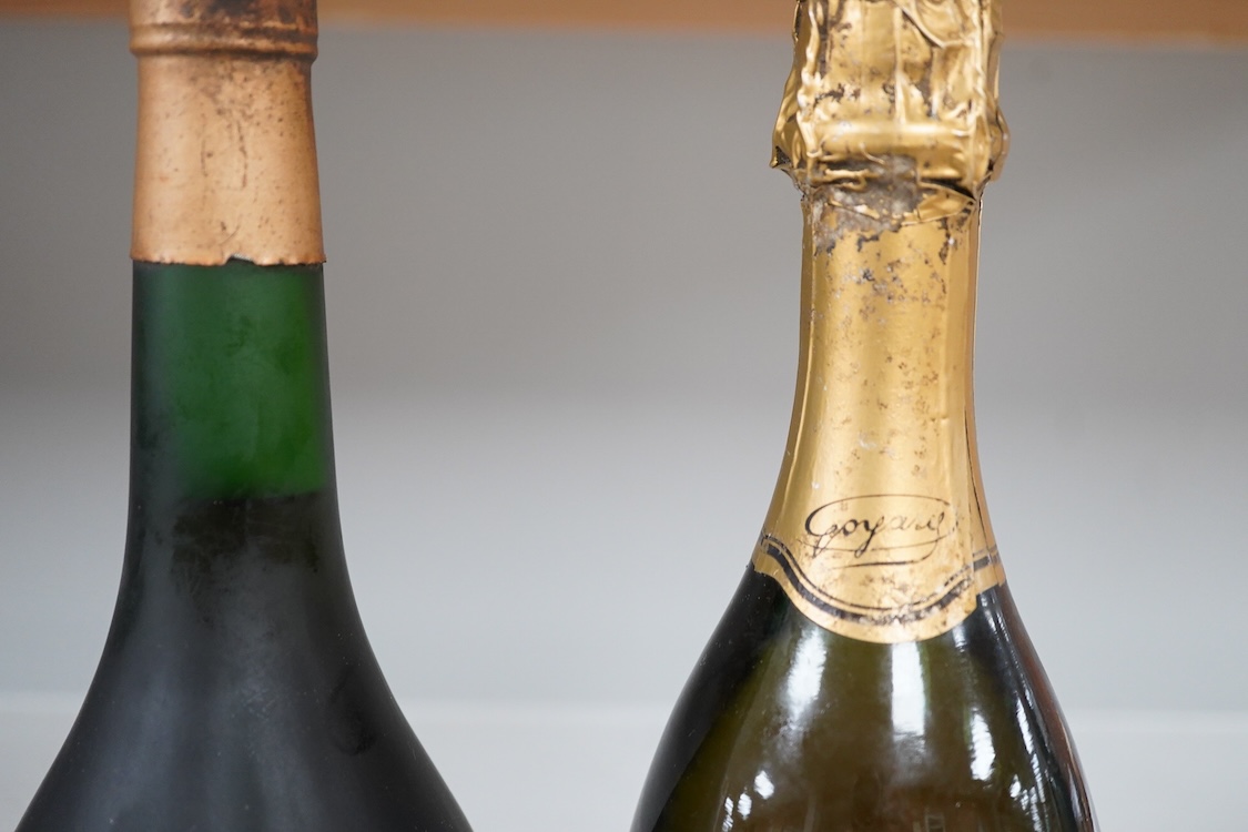Two bottles: Le Gouverneur VSOP fine cognac and Tres Vieille Fine de la Marne, 70cl